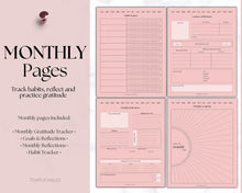 Load image into Gallery viewer, Manifestation &amp; Affirmation Journal | Law of Attraction, Vision Board &amp; Mindfulness Printables | Pink
