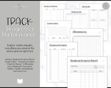 Load image into Gallery viewer, Homeschool Planner Printable | Academic Lesson Planner for Homeschool Teacher | Mono
