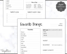 Load image into Gallery viewer, Get To Know Me Printable Game |  Get To Know You Ice Breaker Game | Employee Favorite Things, Team Building, Christmas Party | Sky Mono
