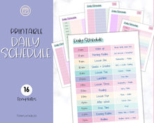 Load image into Gallery viewer, Kids Daily Schedule &amp; Homeschool Planner | Daily Routine, Chore Chart, Nanny Schedule, &amp; Lesson Planner | Mermaid
