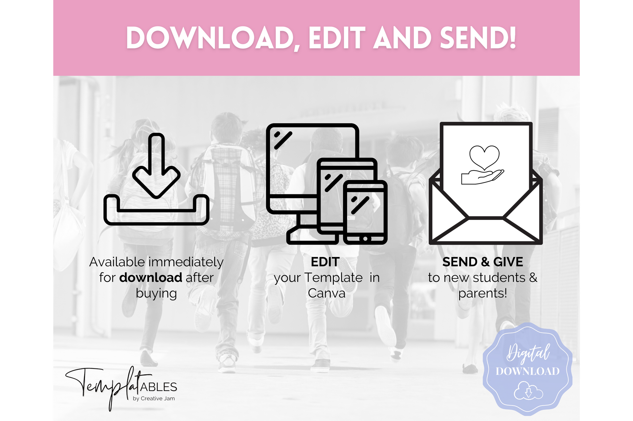 Meet the Teacher Template, Editable Introduction | Pink