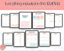 Load image into Gallery viewer, DIGITAL Brain Dump Planner | Goodnotes &amp; Notability To Do List, ADHD Daily Planner, Work Day Productivity | Colorful Sky
