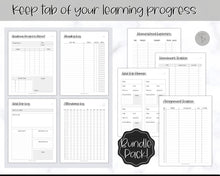 Load image into Gallery viewer, Homeschool Planner Printable | Academic Lesson Planner for Homeschool Teacher | Mono
