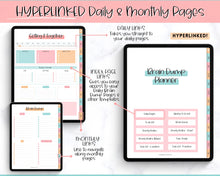 Load image into Gallery viewer, DIGITAL Brain Dump Planner | Goodnotes &amp; Notability To Do List, ADHD Daily Planner, Work Day Productivity | Colorful Sky
