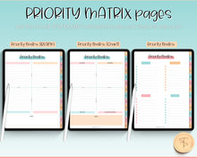 Load image into Gallery viewer, DIGITAL Brain Dump Planner | Goodnotes &amp; Notability To Do List, ADHD Daily Planner, Work Day Productivity | Colorful Sky
