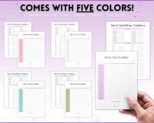 Load image into Gallery viewer, Tarot Card Trackers &amp; Monthly Readings | Learn Tarot Card Readings, Tarot Spreads | Beginner Tarot Planner Workbook, Grimoire &amp; Cheat Sheets | Purple
