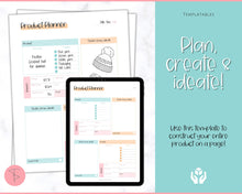 Load image into Gallery viewer, Product Planner Template Printable | Digital Small Business Product Planner | Colorful Sky
