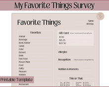 Load image into Gallery viewer, Get To Know Me Printable Game |  Get To Know You Ice Breaker Game | Employee Favorite Things, Team Building, Christmas Party | Lux
