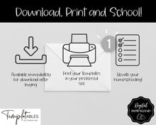 Load image into Gallery viewer, Homeschool Planner Printable | Academic Lesson Planner for Homeschool Teacher | Mono
