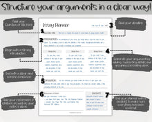 Load image into Gallery viewer, Essay Planner Printable BUNDLE for Students | Essay Writing Template for College Assignment, School, Homework &amp; Projects | Sky
