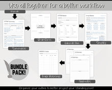 Load image into Gallery viewer, Essay Planner Printable BUNDLE for Students | Essay Writing Template for College Assignment, School, Homework &amp; Projects | Sky
