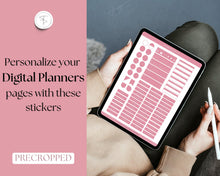 Load image into Gallery viewer, Everyday Digital Stickers Pack Bundle | 300+ Digital Sticky Notes, Post It Notes, Digital Planner Widgets | iPad Precropped GoodNotes PNGs | Bundle 2
