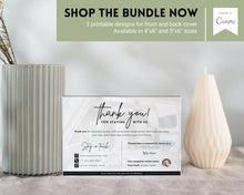 Load image into Gallery viewer, Airbnb Thank You Card for Hosts | Editable Welcome Card | Green
