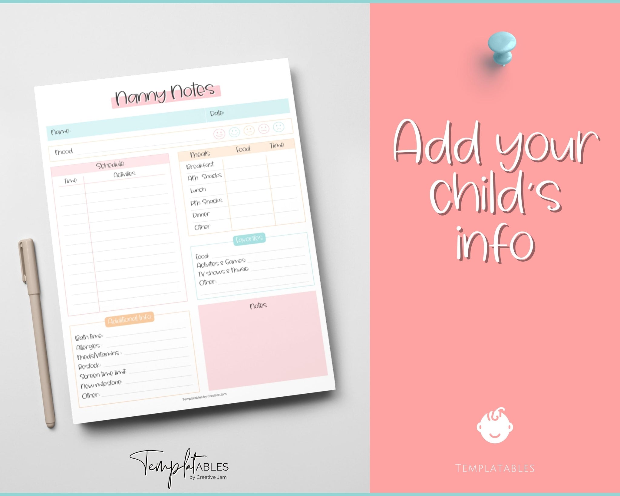 Nanny Schedule Report Template For Baby Babysitter Hiring Guide nanny-schedule-report-template-for-baby-babysitter-hiring-guide