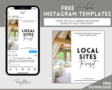 Load image into Gallery viewer, FREE - Airbnb Instagram Template
