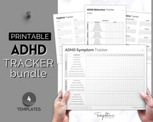 Load image into Gallery viewer, ADHD Symptom Tracker, Behavior &amp; Hygiene Tracker BUNDLE | Mono
