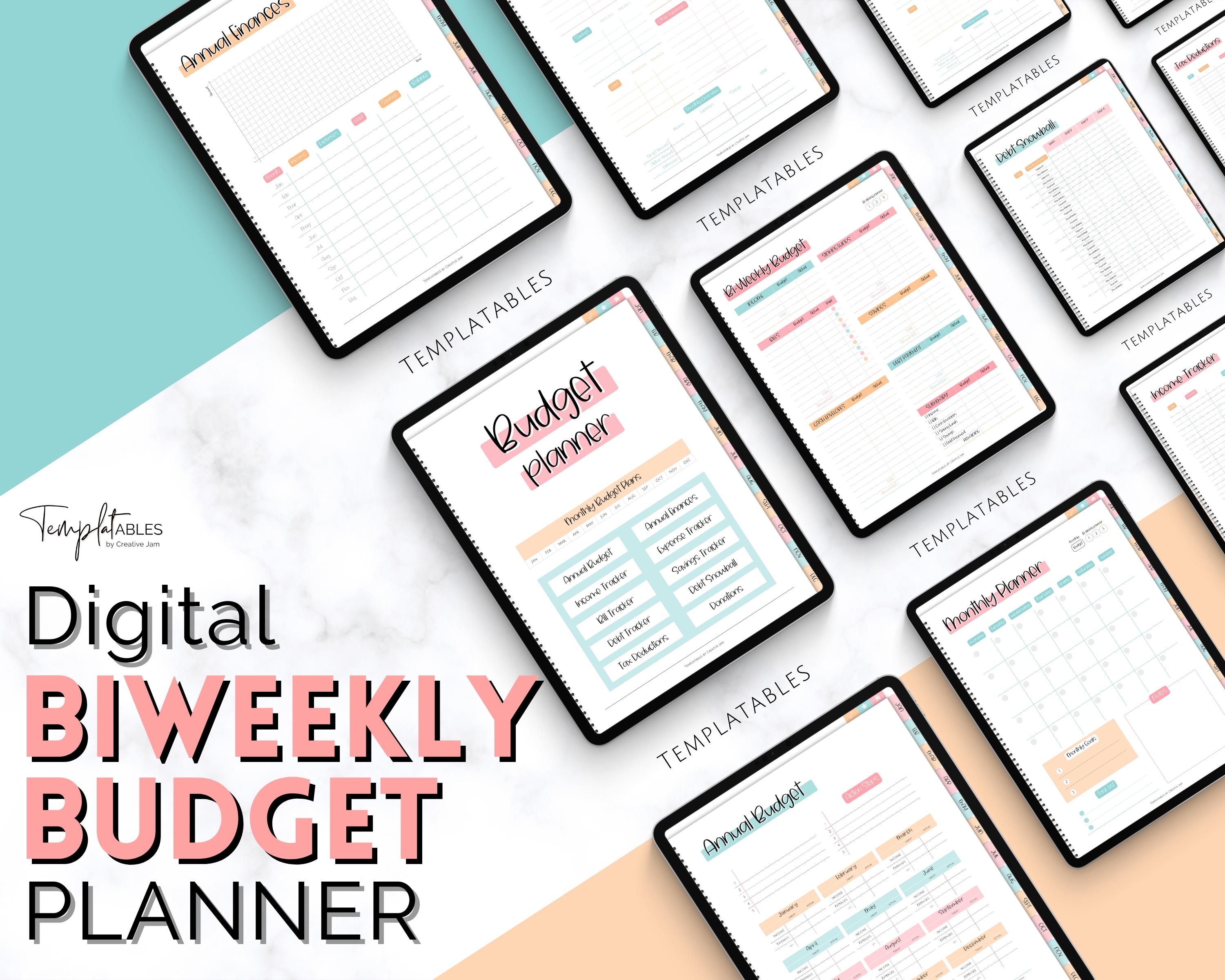 Biweekly Paycheck Budget Planner | DIGITAL GoodNotes Paycheck Planner