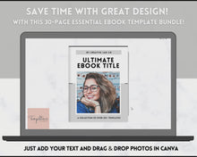 Load and play video in Gallery viewer, 30+ eBook Essentials Template Canva | Workbook, Worksheets &amp; Lead Magnet for Coaches &amp; Bloggers | Brit Mono
