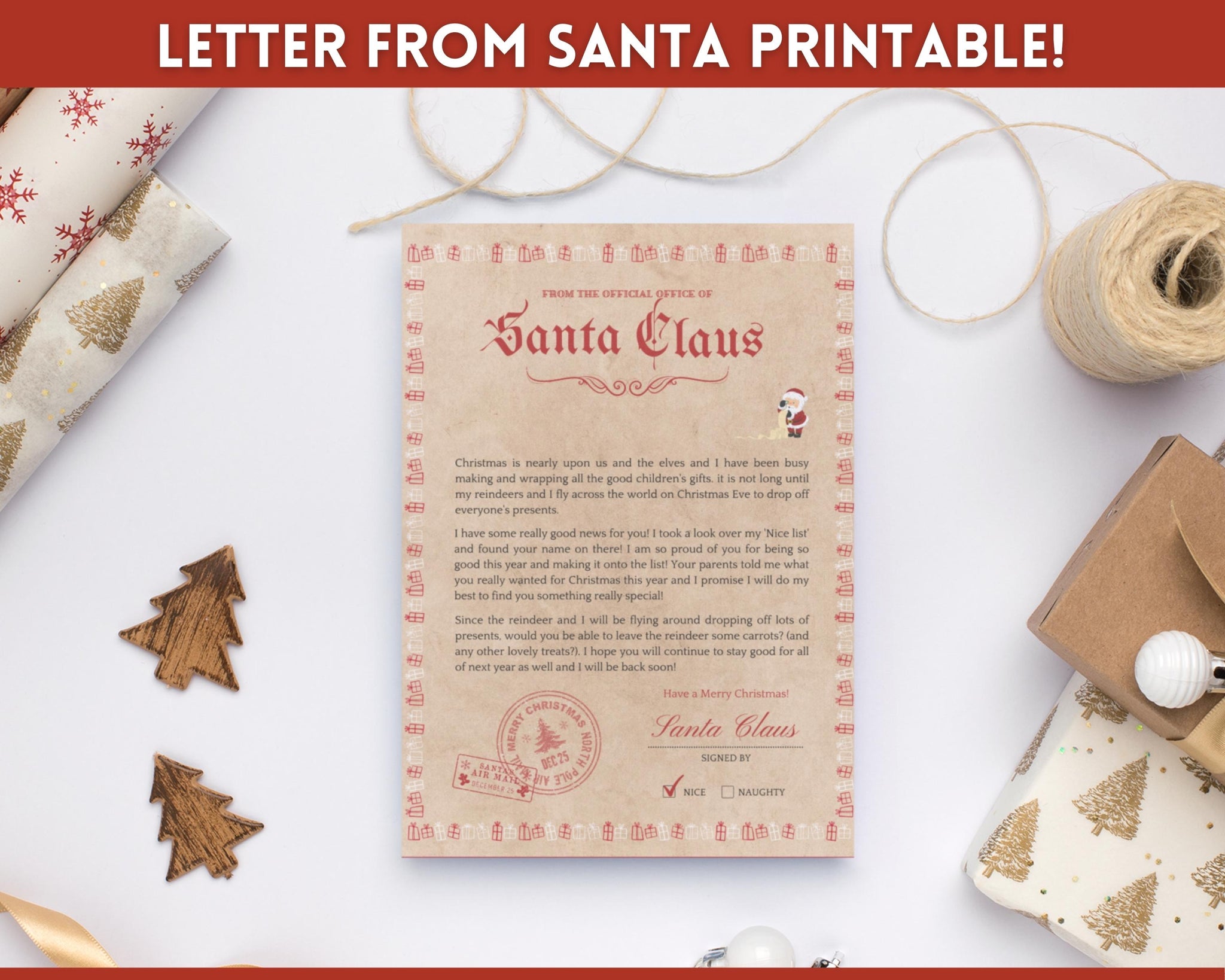 Santa Mail! Christmas Holiday Stickers PNG, Print & Cut, Stickers For –  SimplySnowDesigns