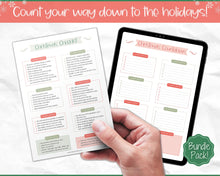 Load image into Gallery viewer, Christmas Countdown Checklist | Holiday Planner Xmas Printable Organizer
