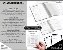 Load image into Gallery viewer, FREE - Assignment Tracker Printable for Students, Academic Homework Planner, Study, College, Homeschool Template | Mono
