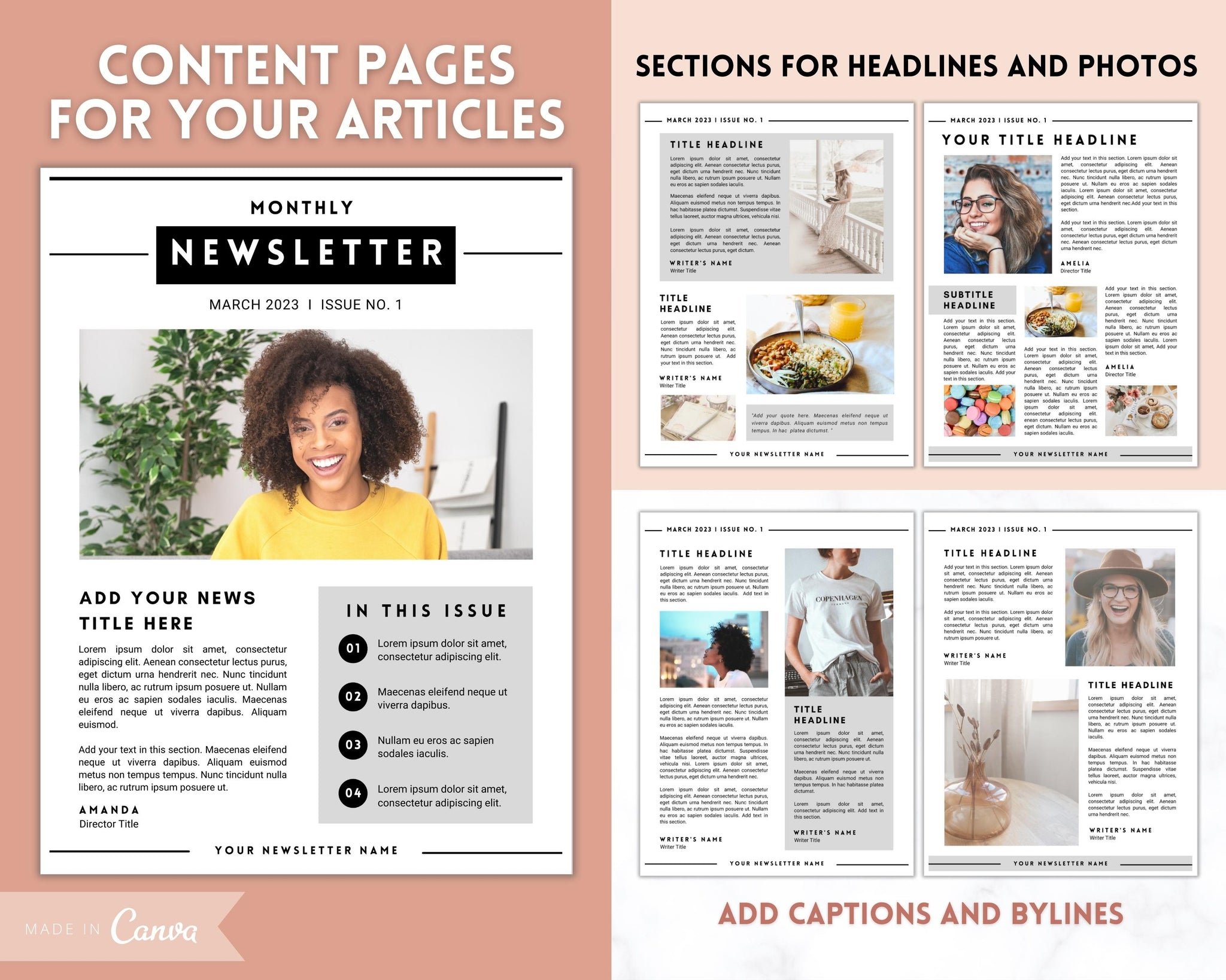 45+ Editable Canva Newsletter Templates for Businesses 45+ Editable Canva Newsletter Templates for Businesses