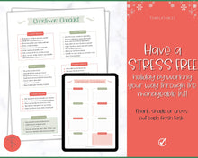 Load image into Gallery viewer, Christmas Countdown Checklist | Holiday Planner Xmas Printable Organizer
