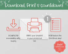 Load image into Gallery viewer, Christmas Countdown Checklist | Holiday Planner Xmas Printable Organizer
