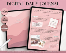 Load image into Gallery viewer, Digital Daily Journal | GoodNotes Hyperlinked Digital Planner | iPad Diary | Bundle 2
