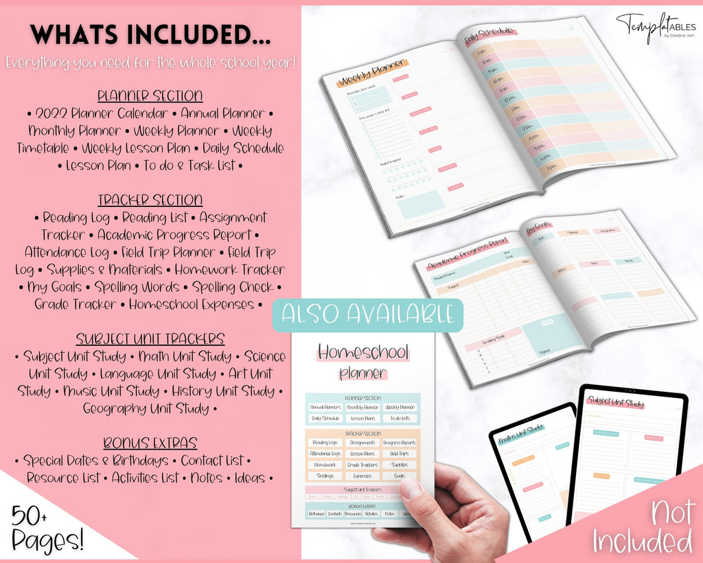 FREE - Assignment Tracker Printable for Students - Colorful