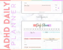 Load image into Gallery viewer, ADHD Daily Planner for Adults - Made for Neurodivergent Brains | Pastel
