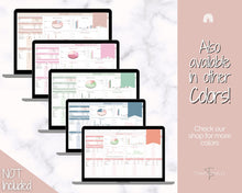 Load image into Gallery viewer, Budget by Paycheck Google Sheets Spreadsheet | Biweekly Zero Based Budget Tracker | Brown
