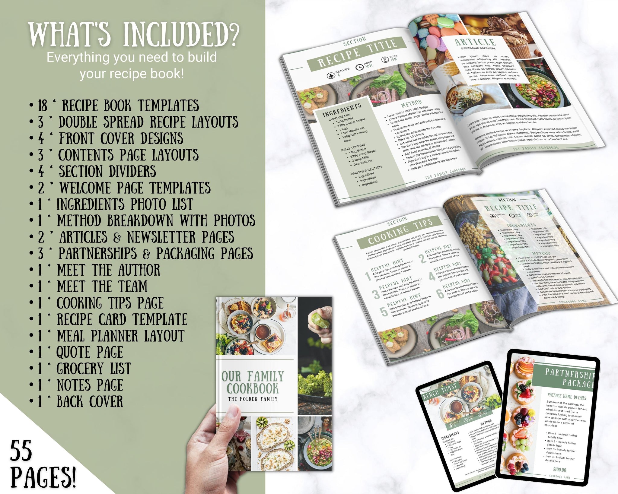 Create Your Own Recipe Book With Our Canva Template