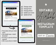 Load image into Gallery viewer, FREE - Airbnb Instagram Template

