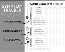 Load image into Gallery viewer, ADHD Symptom Tracker, Behavior &amp; Hygiene Tracker BUNDLE | Mono
