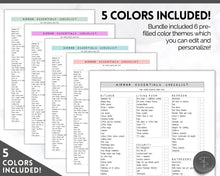Load image into Gallery viewer, Airbnb Essentials Checklist | EDITABLE Airbnb Inventory List for Airbnb Hosts | Mono
