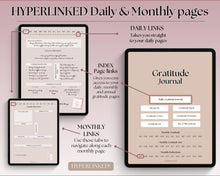 Load image into Gallery viewer, Digital Gratitude Journal for 2023 | Daily GoodNotes Mindfulness &amp; Wellness Digital Planner | Lux
