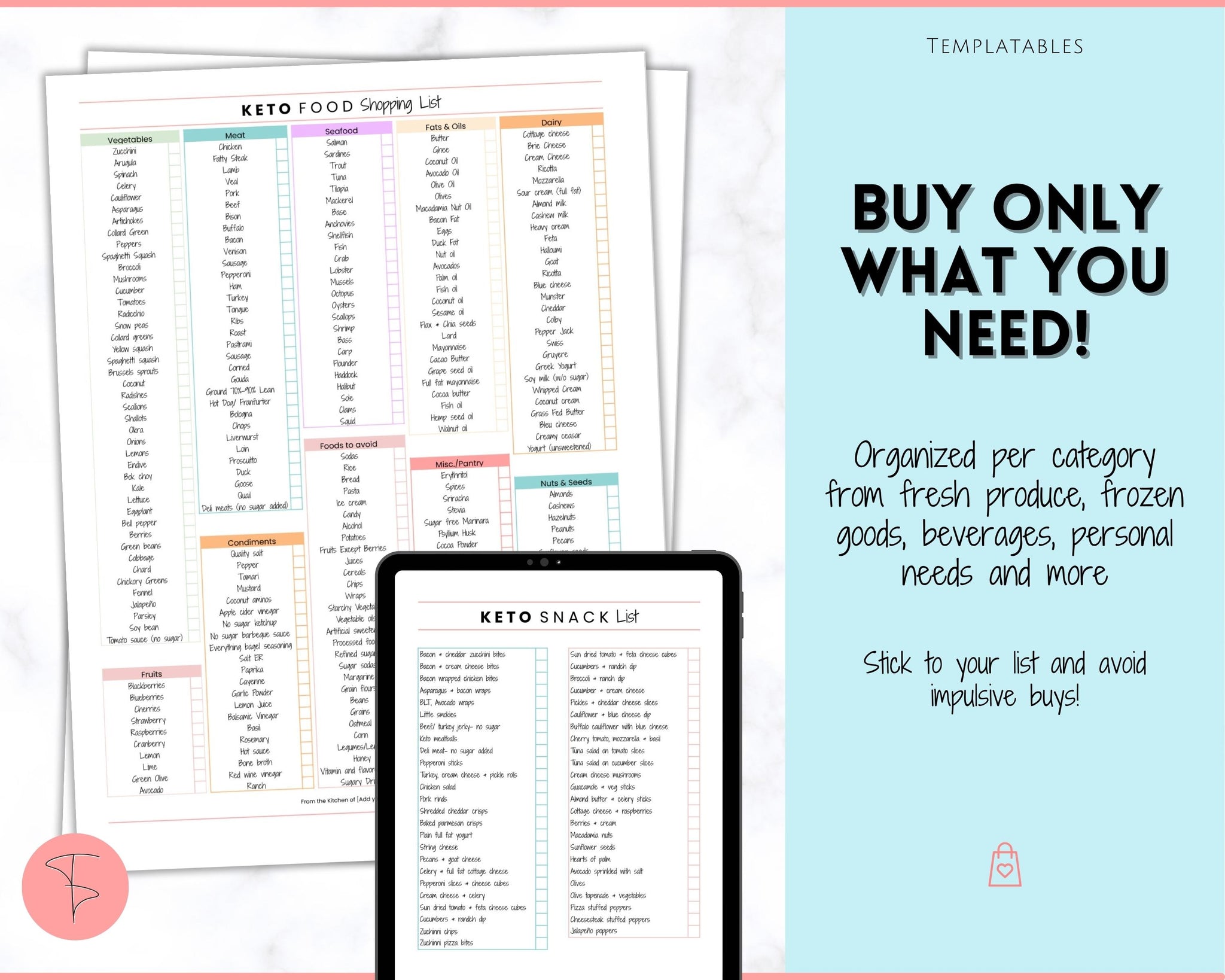 Snack List Template