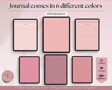 Load image into Gallery viewer, Digital Daily Journal | GoodNotes Hyperlinked Digital Planner | iPad Diary | Bundle 2
