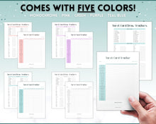 Load image into Gallery viewer, Tarot Card Trackers &amp; Monthly Readings | Learn Tarot Card Readings, Tarot Spreads | Beginner Tarot Planner Workbook, Grimoire &amp; Cheat Sheets | Blue
