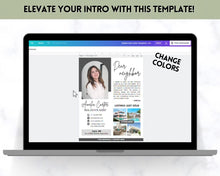 Load image into Gallery viewer, Insurance Broker Introduction Flyer Template | Life Insurance, Mortgage Agent, Financial Advisor, Editable Canva Template | Green
