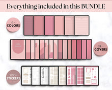 Load image into Gallery viewer, Digital Daily Journal | GoodNotes Hyperlinked Digital Planner | iPad Diary | Bundle 2
