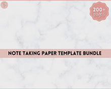 Load and play video in Gallery viewer, Note-Taking Templates | Grid, Line, Dot, Graph Paper Printables, Cornell Notes for Student Digital Notetaking
