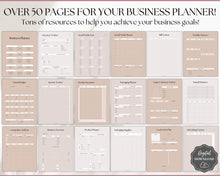 Load image into Gallery viewer, Small Business Planner Printable BUNDLE | Ultimate Business Tracker for Entrepreneur &amp; Business Owners | Lux
