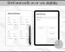 Load image into Gallery viewer, Field Trip Planner BUNDLE - Printable Field Trip Log | Classroom &amp; Field Trip Journal | Mono
