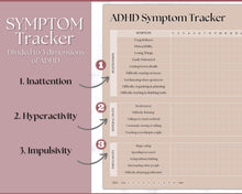 Load image into Gallery viewer, ADHD Symptom Tracker, Behavior &amp; Hygiene Tracker BUNDLE | Lux
