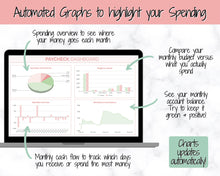Load image into Gallery viewer, Budget by Paycheck Google Sheets Spreadsheet | Biweekly Zero Based Budget Tracker | Red
