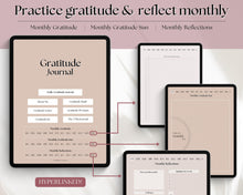 Load image into Gallery viewer, Digital Gratitude Journal for 2023 | Daily GoodNotes Mindfulness &amp; Wellness Digital Planner | Lux
