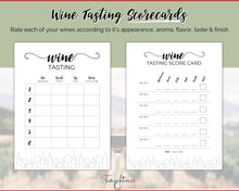 Load image into Gallery viewer, Wine Tasting Kit for Wine Nights, Bachelorette Party, Bridal Shower, Galentine&#39;s &amp; Blind Tasting
