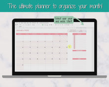 Load and play video in Gallery viewer, EDITABLE Monthly Calendar Planner Template | Google Sheets &amp; Excel Automated To Do List Spreadsheet | Teal
